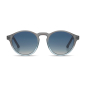 Preview: Komono Sonnenbrille Devon underwater milky red, rauchgrau getönte Gläser, Frontansicht